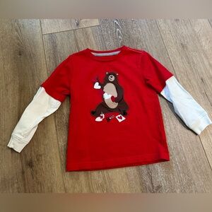 4T BOYS GYMBOREE VALENTINE BEAR LS SHIRT